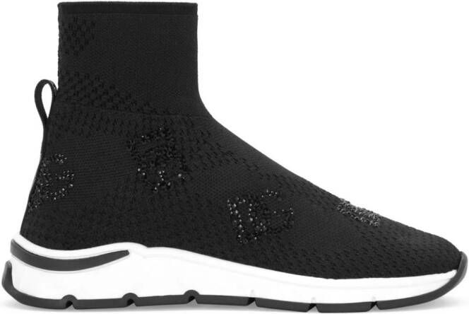Dolce  Gabbana Kids Sorrento slip-on sneakers Black