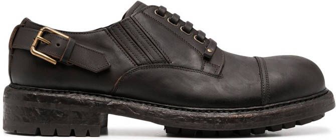 Dolce  Gabbana lace-up Derby shoes Brown