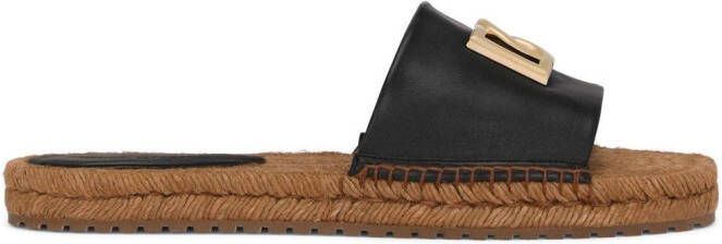 Dolce  Gabbana DG-logo espadrilles Black