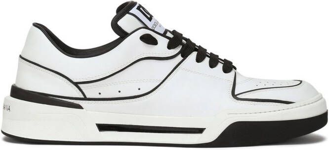 Dolce  Gabbana New Roma leather sneakers White
