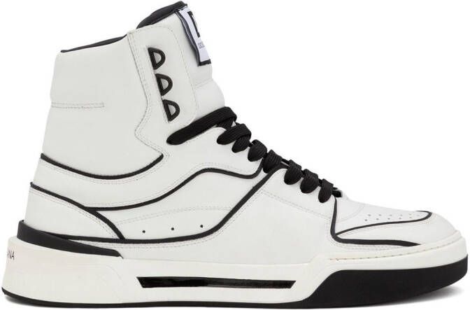 Dolce  Gabbana New Roma leather sneakers White