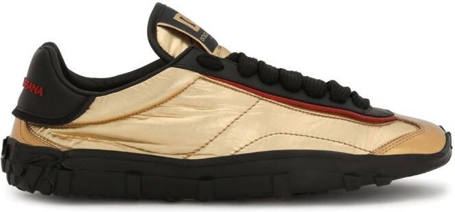 Dolce  Gabbana Old Runner low-top sneakers Gold