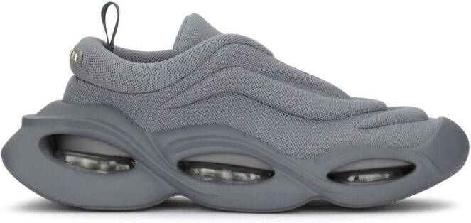 Dolce  Gabbana padded lace-up sneakers Grey