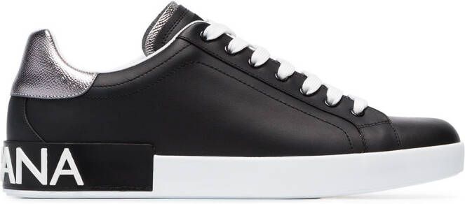 Dolce  Gabbana Portofino lace-up sneakers Black