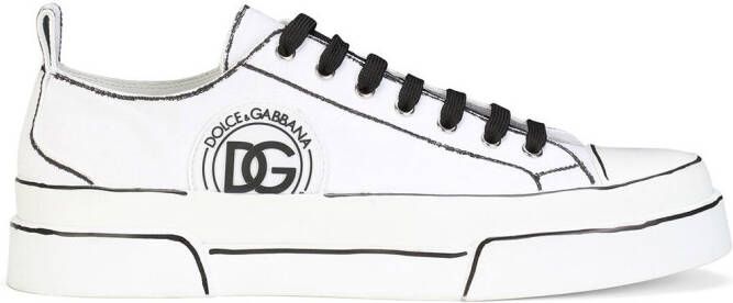 Dolce  Gabbana Portofino Light lace-up sneakers White