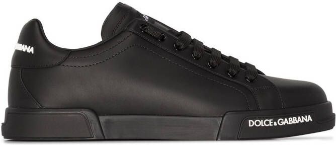 Dolce  Gabbana Portofino logo-detail sneakers Black