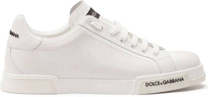 Dolce  Gabbana Portofino logo-detail sneakers White