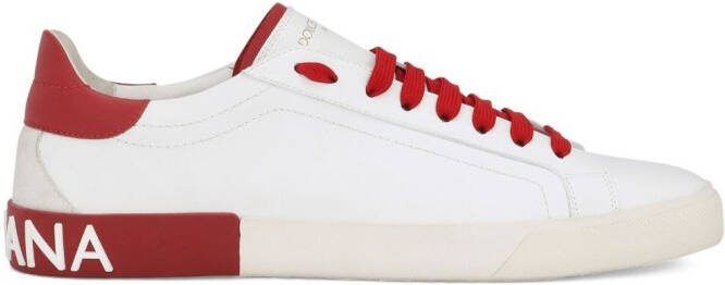 Dolce  Gabbana Portofino low-top sneakers White