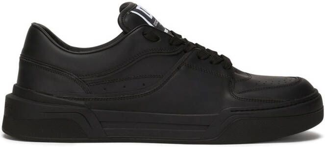 Dolce  Gabbana New Roma leather sneakers Black