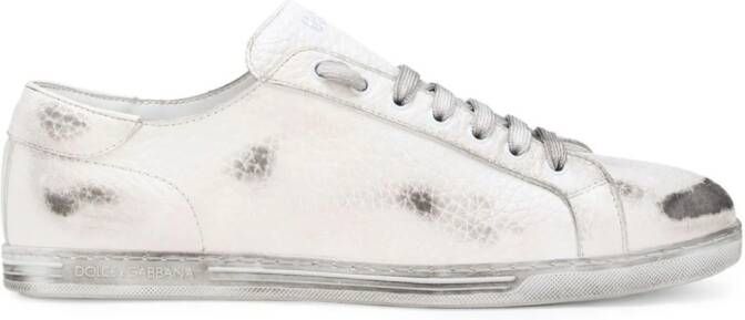 Dolce  Gabbana Saint Tropez leather sneakers White