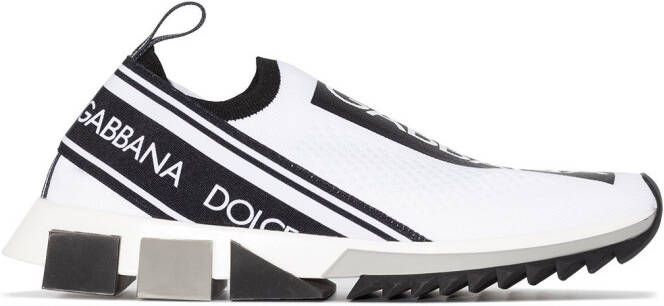 Dolce  Gabbana Sorrento knit sneakers White