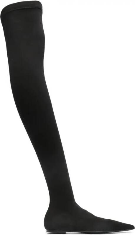 Dolce  Gabbana thigh-high flat boots Black