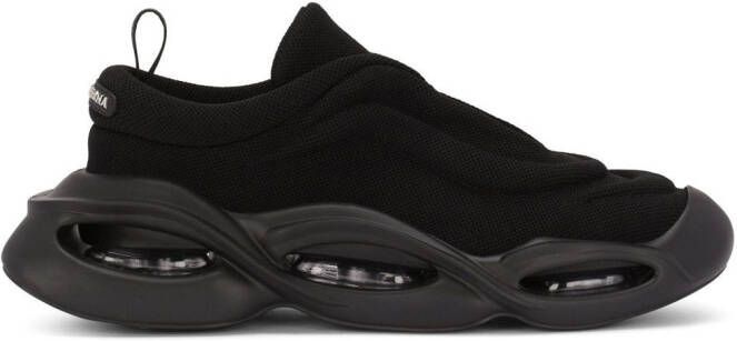 Dolce  Gabbana wave low-top sneakers Black