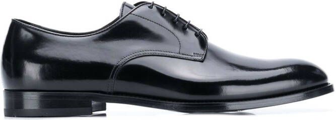 Doucal's classic derby shoes Black