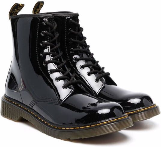 Dr. Martens Kids 1460 teen lace-up boots Black