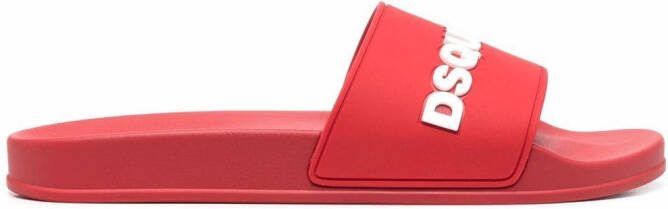 DSQUARED2 logo-print sliders