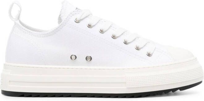 DSQUARED2 low-top flatform sneakers Yellow