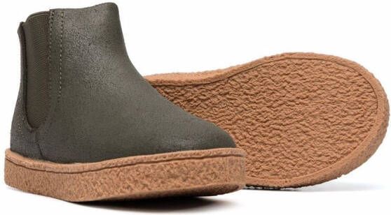 Age of Innocence Gents shearling-lined leather boots Green