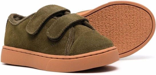 Age of Innocence Gents touch-strap suede sneakers Green