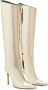 Alexandre Vauthier 105mm metallic knee-high boots Gold - Thumbnail 1