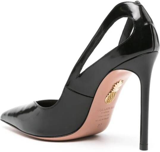Aquazzura Sheeva 105mm cut-out pumps Black