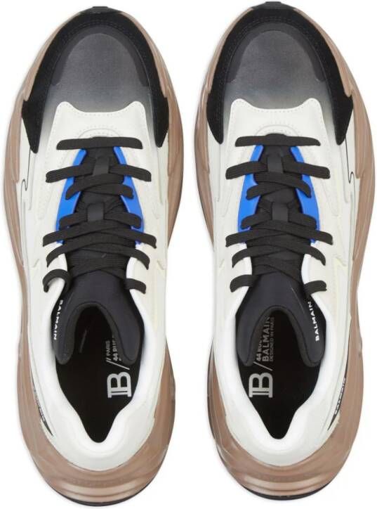 Balmain B-DR4G0N panelled sneakers White