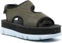 Camper Oruga Up platform sandals Green - Thumbnail 2