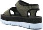 Camper Oruga Up platform sandals Green - Thumbnail 3