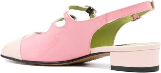 Carel Paris Abricot 20mm leather pumps Pink