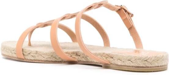Castañer leather espadrilles Neutrals