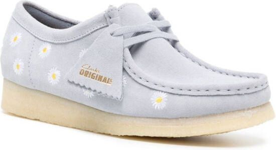 Clarks Originals Wallabee suede lace-up shoes Blue