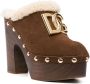 Dolce  Gabbana 130mm suede platform clogs Brown - Thumbnail 2