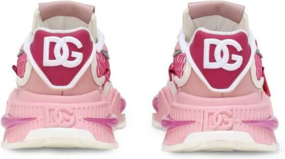 Dolce  Gabbana Airmaster chunky mesh sneakers Pink