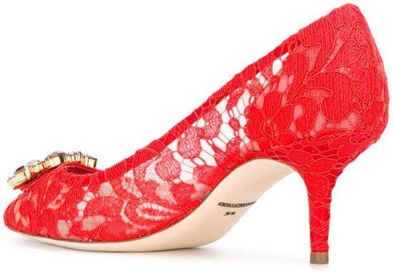 Dolce  Gabbana 70mm Bellucci heeled pumps Red - Picture 2