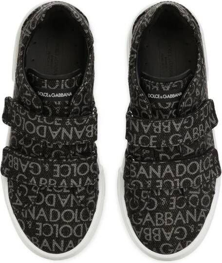 Dolce  Gabbana Kids Portofino low-top sneakers Black