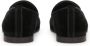 Dolce  Gabbana Kids rhinestone-embellished velvet slippers Black - Thumbnail 2