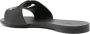 Dolce  Gabbana logo-embossed cut-out slides Black - Thumbnail 2