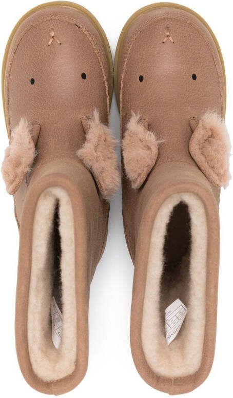 Donsje Wadudu bunny-shaped boots Neutrals