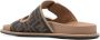 FENDI logo-print leather sandals Green - Thumbnail 2