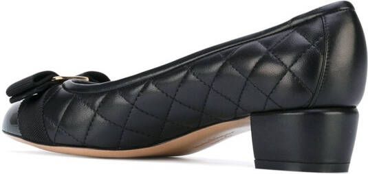 Ferragamo Ornament Vara-bow 40mm pumps Black - Picture 2