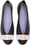 Ferragamo Vara leather ballerina shoes Black - Thumbnail 3