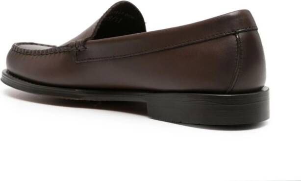 G.H. Bass  Co. Weejuns leather loafers Brown
