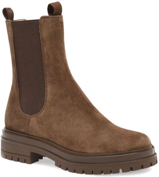 Gianvito Rossi Chester elasticated-panels boots Brown