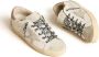 Golden Goose Super Star panelled leather sneakers White - Thumbnail 1