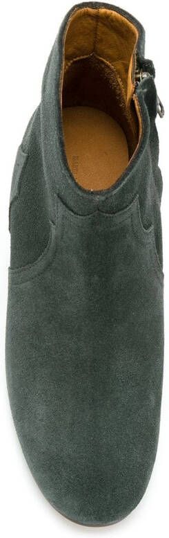 ISABEL MARANT Dicker suede Western boots Black - Picture 2