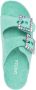 Le Silla buckle-detail open-toe slides Blue - Thumbnail 4