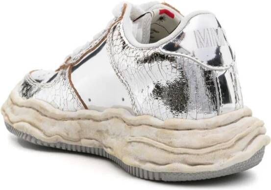 Maison MIHARA YASUHIRO Wayne metallic-effect sneakers Silver