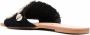 Manebi embellished open-toe slides Black - Thumbnail 3