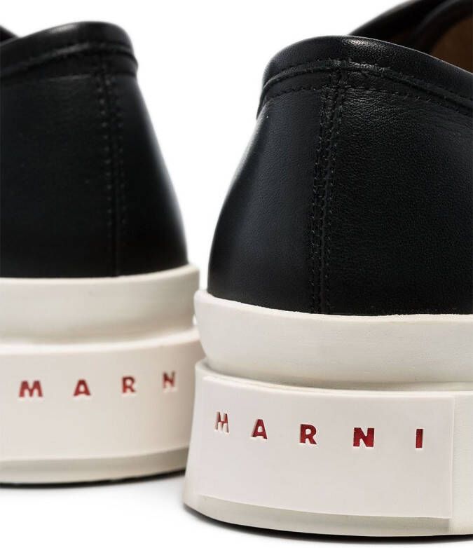 Marni Pablo leather flatform sneakers Black - Picture 4