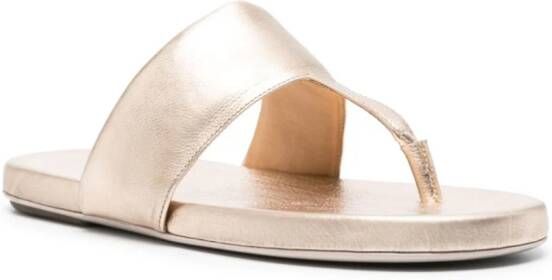 Marsèll Spanciata leather sandals Gold